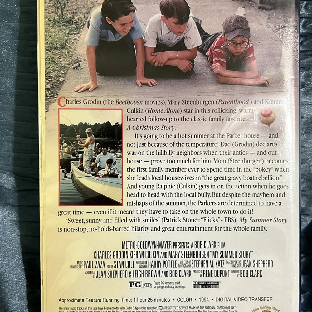 My Summer Story MGM VHS Movie Sequel to Christmas Story